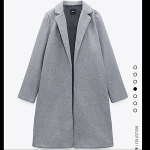 NWOT-Zara Gary Lapel Coat